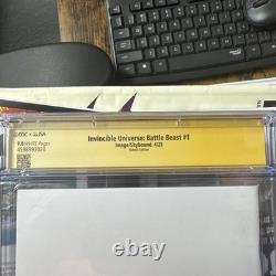 Battle Beast #1 12000 9.8 CGC Signature Series Variante Croquis de Ryan Ottley