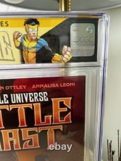 Battle Beast #1 CGC 9.6 SS Ryan Ottley Signé Variante Invincible D
