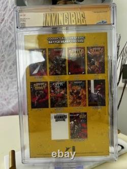 Battle Beast #1 CGC 9.6 SS Ryan Ottley Signé Variante Invincible D