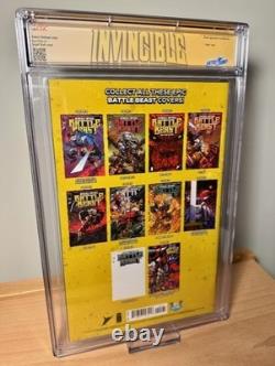Battle Beast #1 CGC 9.8 Signature Series ? Signé Sajjad Shah Invincible