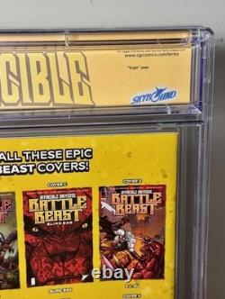 Battle Beast #1 CGC 9.8 Signature Series ? Signé Sajjad Shah Invincible