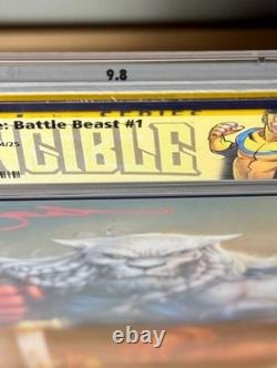Battle Beast #1 CGC 9.8 Signature Series ? Signé Sajjad Shah Invincible