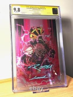 Battle Beast #3 Vierge Foil CGC 9.8 SS Ottley & Godtail Signé Graal