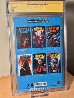 Battle Beast #3 Vierge Foil CGC 9.8 SS Ottley & Godtail Signé Graal