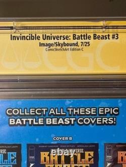 Battle Beast #3 Vierge Foil CGC 9.8 SS Ottley & Godtail Signé Graal