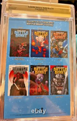 Battle Beast #3 couverture variante B Ottley & Nakayama CGC 9.8 série de signatures