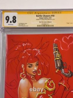 Battle Chasers n° 10 CGC Signature Series 9.8 signé par David Nakayama