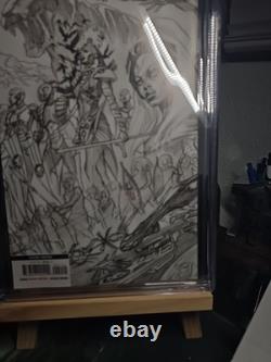 Black Panther 1 Lgy 198 Cgc Signature Series 9.8 Couverture Dessinée par Alex Ross 2022