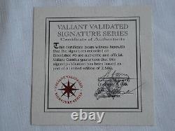 Bloodshot #0 CGC 9.8 Valiant Validated Signature Series (VVSS) 2,500 exist<br/>


<br/> 	 La traduction en français serait: Bloodshot #0 CGC 9.8 Valiant Validated Signature Series (VVSS) 2,500 existent