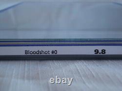 Bloodshot #0 CGC 9.8 Valiant Validated Signature Series (VVSS) 2,500 exist<br/>
<br/>La traduction en français serait: Bloodshot #0 CGC 9.8 Valiant Validated Signature Series (VVSS) 2,500 existent