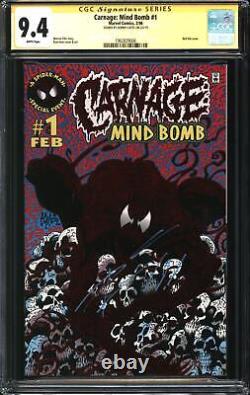 Bombe mentale de carnage (1996) #1 série de signatures CGC 9.4 NM