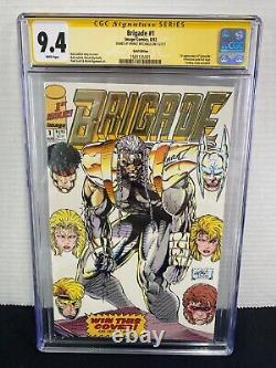 Brigade #1 Image COMICS 1992 CGC 9.4 SIGNATURE SERIES SIGNÉ MARAT MYCHAELS