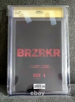 Brzrkr #1 11000 Variante Jonboy Signée Keanu Reeves Cgc Signature Series 9.8