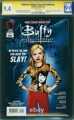 Buffy contre les vampires 2012 FCBD CGC 9.4 SS Série de signatures de Joss Whedon