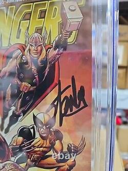 CGC 9.0 SS AVENGERS #1 (2010) Exclusivité Comic Con Signée par Stan Lee ! JSA/CGC