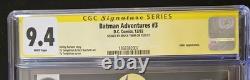 CGC 9,4 Signature Series Batman Adventures n°3 signé par Bruce Timm déc. 1992