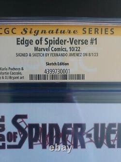 CGC 9.8 SS? Spider-Rex ORIGINAL ART SKETCH, FAIBLE NOMBRE D'EXEMPLAIRES