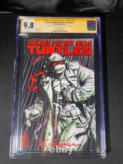 CGC 9.8 Signature Series IDW TMNT #1 Signé par Kevin Eastman et Mike Choi