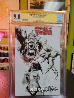 CGC 9,8 Signature Series VENGEANCE OF VAMPIRELLA n°1 Adams Metal Variant signé
