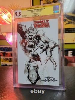 CGC 9,8 Signature Series VENGEANCE OF VAMPIRELLA n°1 Adams Metal Variant signé