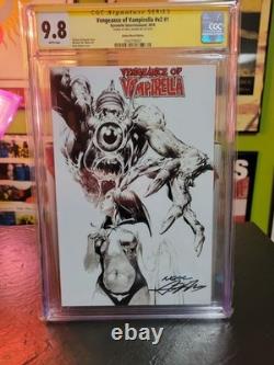 CGC 9,8 Signature Series VENGEANCE OF VAMPIRELLA n°1 Adams Metal Variant signé