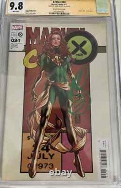 CGC 9.8 Signature Series X-Men #24 Signé par Mark Brooks Variante Boîte de Coin