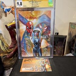 CGC SS 9.8 Spider-Gwen Gwenverse #1 Signé Remarquée Felipe Massafera 1/800 1/1