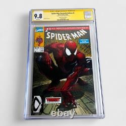 CGC SS 9.8 Spider-Man 1 Facsimile Signé par Clayton Crain Hommage à McFarlane