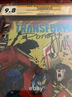 CGC SS 9.8 Transformers #1 Variant SIGNÉ par Daniel Warren Johnson & Ryan Ottley