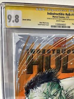 CGC Série Signature Indestructible Hulk #1 Dessin Original de Shelby Robertson 9.8