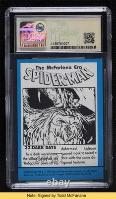 CGC Signature Series 1992 Marvel Spider-Man L'Ère Todd McFarlane LIRE 0i7t