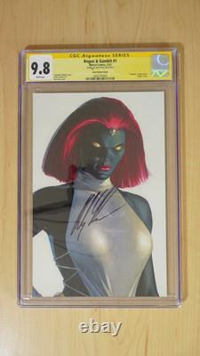 CGC Signature Series 9.8 Rogue & Gambit #1 Couverture 'timeless' signée par Alex Ross
