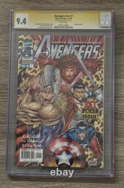 CGC Signature Series Avengers #v2 #1 9.4 Signé par Rob Liefeld