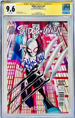 CGC Signature Series Évalué 9.6 Spider-Gwen #20 Signé par Hailee Steinfeld
