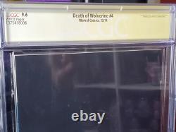 CGC Signature Series La Mort de Wolverine #4 SIGNÉ PAR STAN LEE 19/06/16