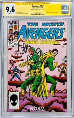 CGC Signature Series Noté 9.6 Marvel Avengers #251 Signé par Paul Bettany