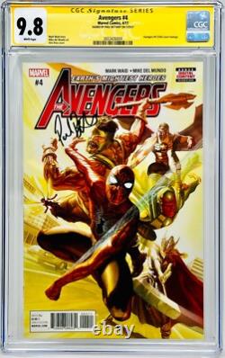 CGC Signature Series Noté 9.8 Marvel Les Avengers #4 Signé par Paul Bettany