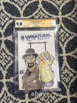 CGC Signature Series Sang Bleu Non Naturel #1 Signé et Dessin par Geoffrey K Gwin