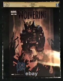 CGC Signature Series WOLVERINE #300 Impression artistique en foil rouge 11×17 Adam Kubert VENDU OU