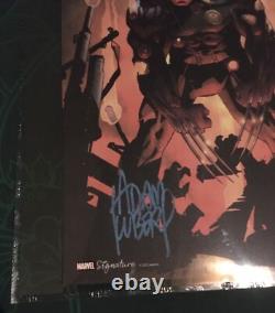 CGC Signature Series WOLVERINE #300 Impression artistique en foil rouge 11×17 Adam Kubert VENDU OU