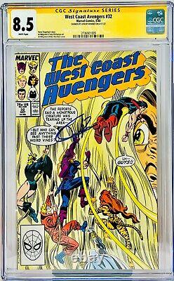 CGC Signature Series classé 8,5 West Coast Avengers #32 Signé par Jeremy Renner
