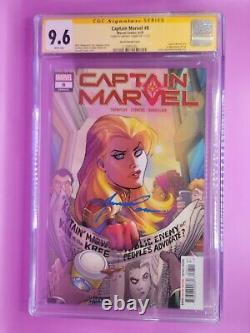 Capitaine Marvel #8 Cgc 9.6 Série de signatures d'Amanda Conner Combinez l'expédition Q23