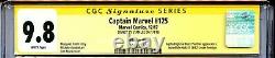 Capitaine Marvel Vol 7 125 Cgc 9.8 Ss Couverture Lenticulaire Hulk 1 Hommage Alpha Flight