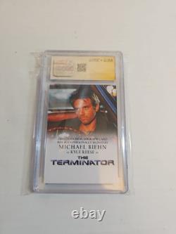 Carte de signature personnalisée de Michael Biehn ÉTAT PROCHE DU NEUF CGC 7 SÉRIE DE SIGNATURE LOT 595