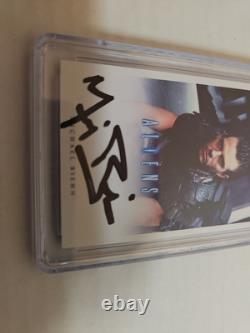 Carte de signature personnalisée de Michael Biehn MINT CGC 9 SÉRIE DE SIGNATURE LOT 594