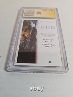 Carte de signature personnalisée de Michael Biehn MINT CGC 9 SÉRIE DE SIGNATURE LOT 594