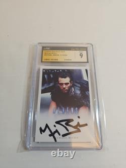Carte de signature personnalisée de Michael Biehn MINT CGC 9 SÉRIE DE SIGNATURE LOT 594