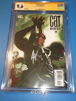 Catwoman #75 Adam Hughes Couverture Clé Série Signature CGC CGC 9.6 NM+ Gem Wow