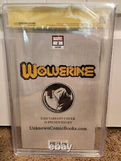 Cbcs Wolverine Lot De 3 9,8s Série De Signatures Non Cgc