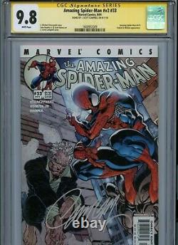 Cgc 9.8 Série De Signatures Amazing Spider-man #v2 #33 Signé Campbell